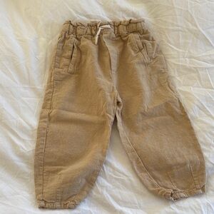 Zara Tan/Camel Kids Sweatpants Joggers